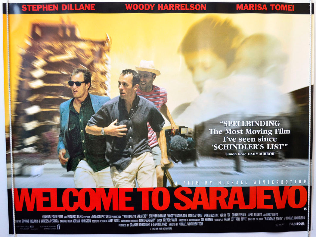 Welcome To Sarajevo Original British Quad Poster - Movie Poster