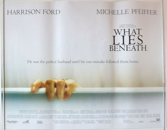 What Lies Beneath  Original British Quad Poster - Movie Poster