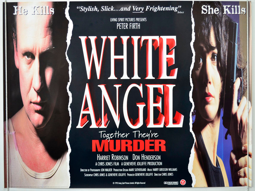 White Angel   Original British Quad Poster - Movie Poster