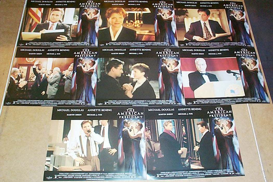 The American President  Set Of 8 Lobby Cards 