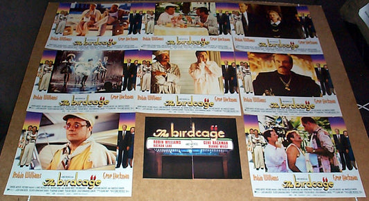 The Birdcage  Set Of 8 Lobby Cards 