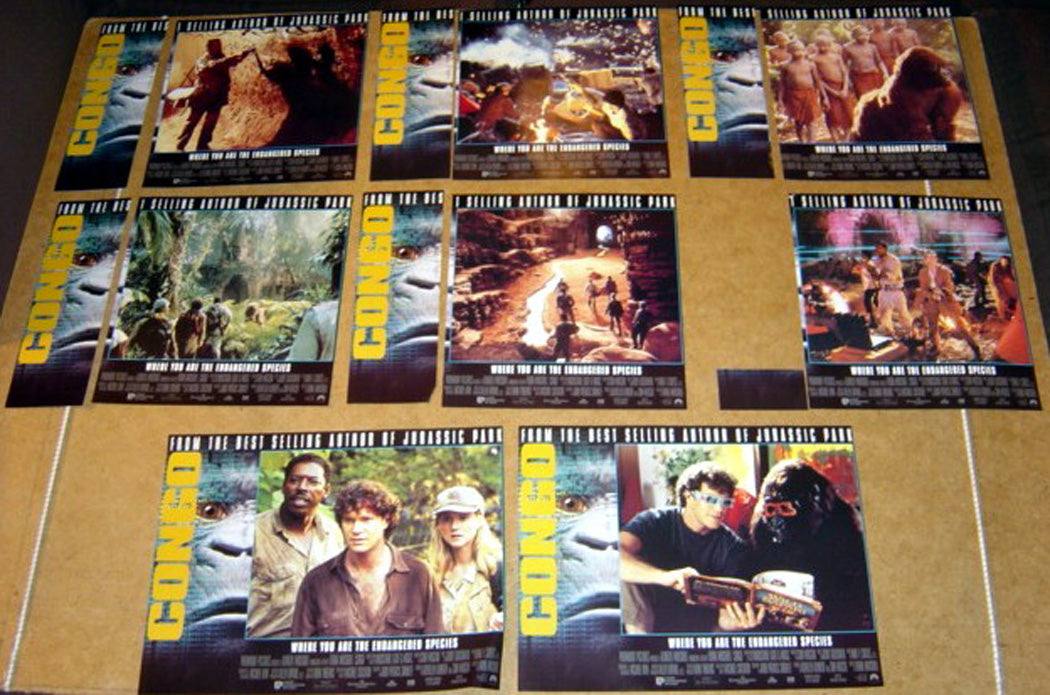 Congo  Set Of 8 Lobby Cards 