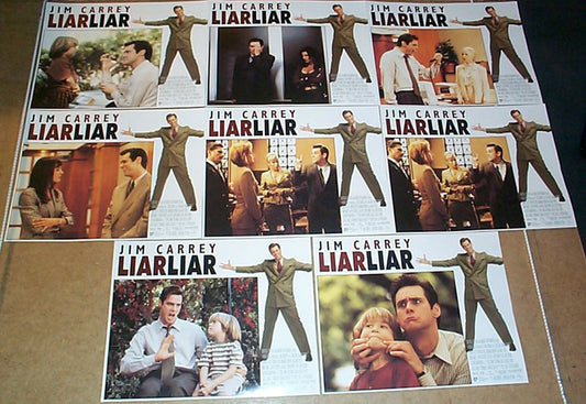 Liar Liar  Set Of 8 Lobby Cards 