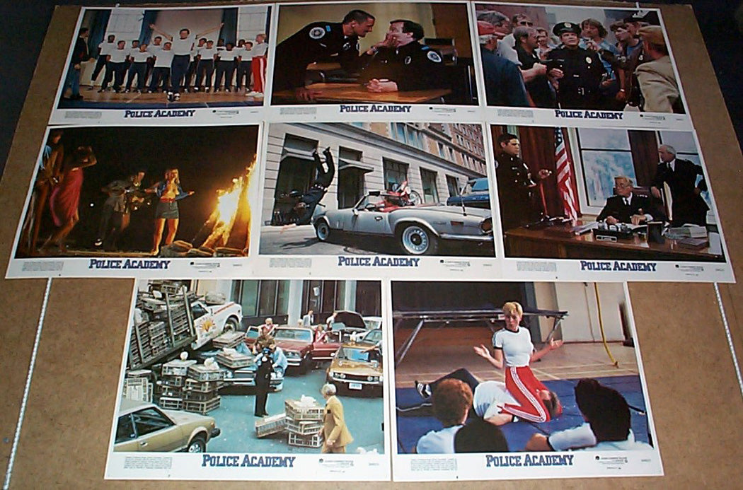 Police Academy  Set Of 8 Lobby Cards 