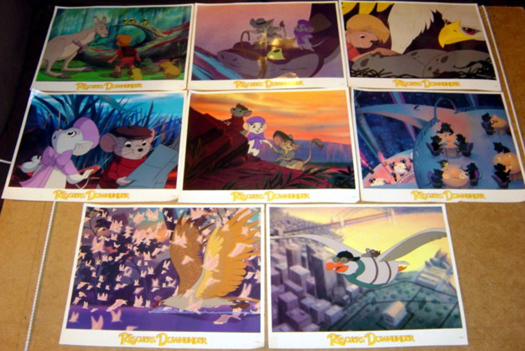 The Rescuers Down Under  Set Of 8 Lobby Cards 