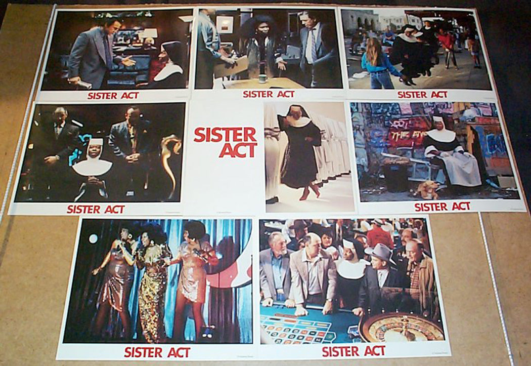 Sister Act  Set Of 8 Lobby Cards 