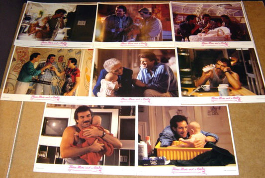 Three Men And A Baby  Set Of 8 Lobby Cards 