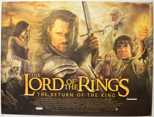 Lord Of The Rings : The Return Of The King  Original Quad Poster - Film Poster - Movie Poster