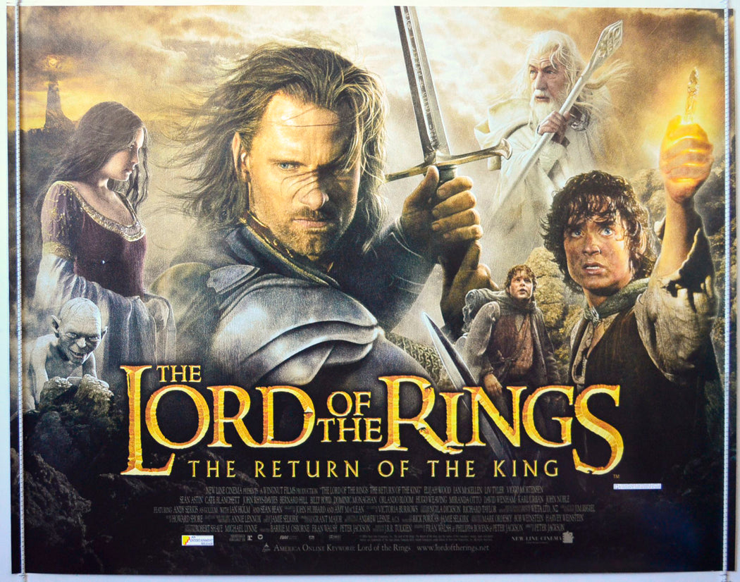 Lord Of The Rings : The Return Of The King Original British Quad Poster - Movie Poster