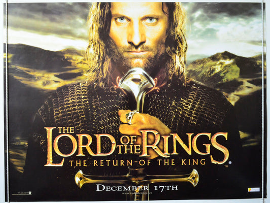 Lord Of The Rings : The Return Of The King  (Teaser / Advance Version)   Original British Quad Poster - Movie Poster