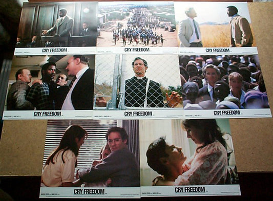 Cry Freedom  Set Of 8 Lobby Cards 