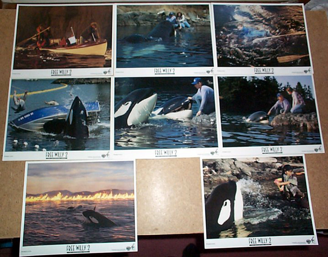 Free Willy 2  Set Of 8 Lobby Cards 