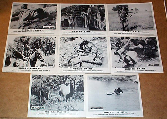 Indian Paint  Set Of 8 Lobby Cards / FOH Stills 