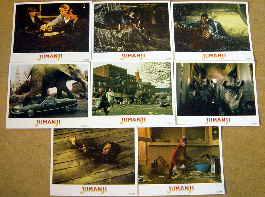 Jumanji  Set of 8 Lobby Cards 