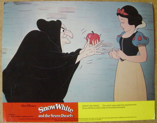 Snow White And The Seven Dwarfs  Original Lobby Card 