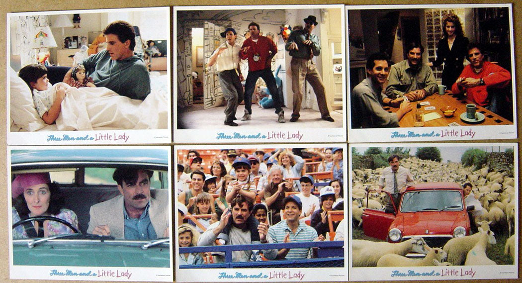 Three Men And A Little Lady  6 Original Lobby Cards 