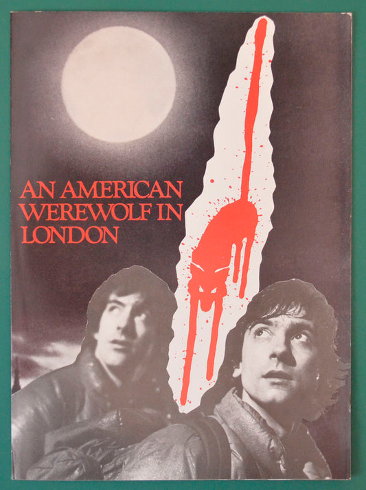 An American Werewolf In London Original 6 Page Cinema Production Information Fold-out Card 