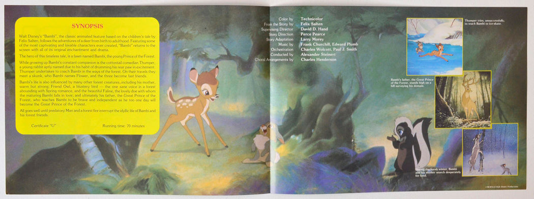 Bambi - Synopsis Leaflet - Inside