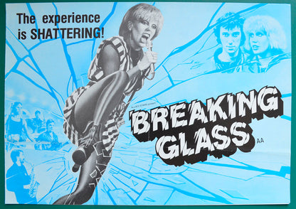 Breaking Glass Original 4 Page Cinema Exhibitors Campaign Press Booklet 