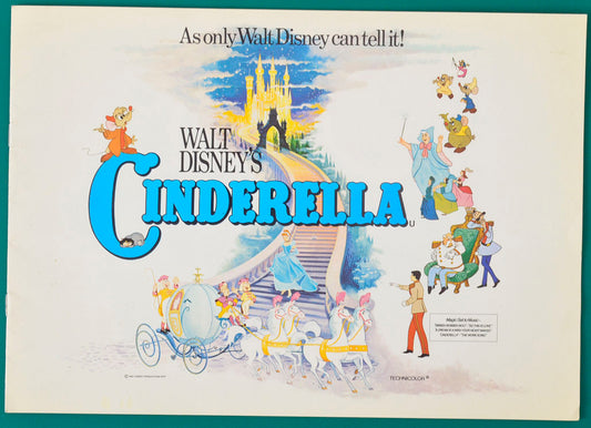 Cinderella Original 12 Page Cinema Exhibitors Campaign Press Book  + Synopsis / Credits Leaflet 