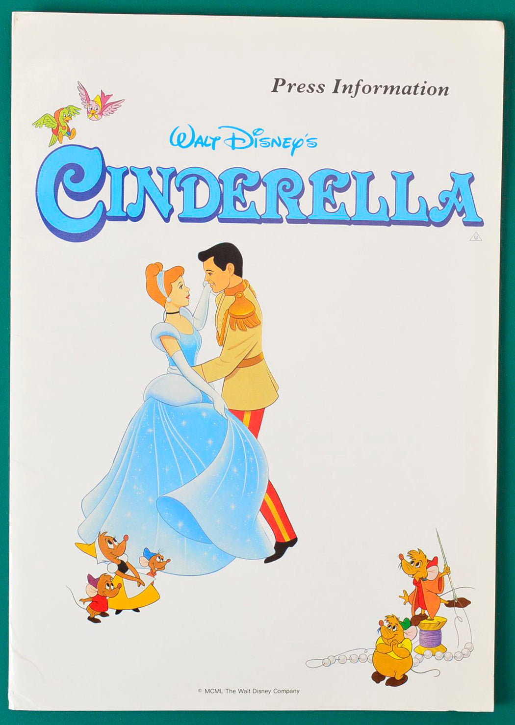 Cinderella - Production Info - Folder width="125" height="176