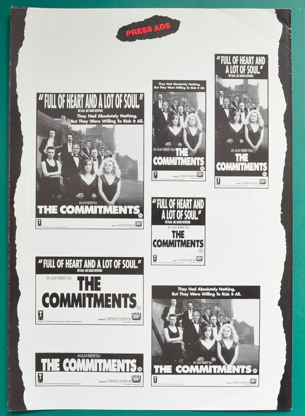 The Commitments - Press Book - Back