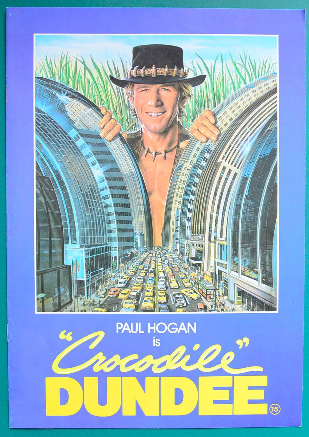 Crocodile Dundee Original 8 Page Cinema Exhibitor's Campaign Press Book  + 11 page production information. 