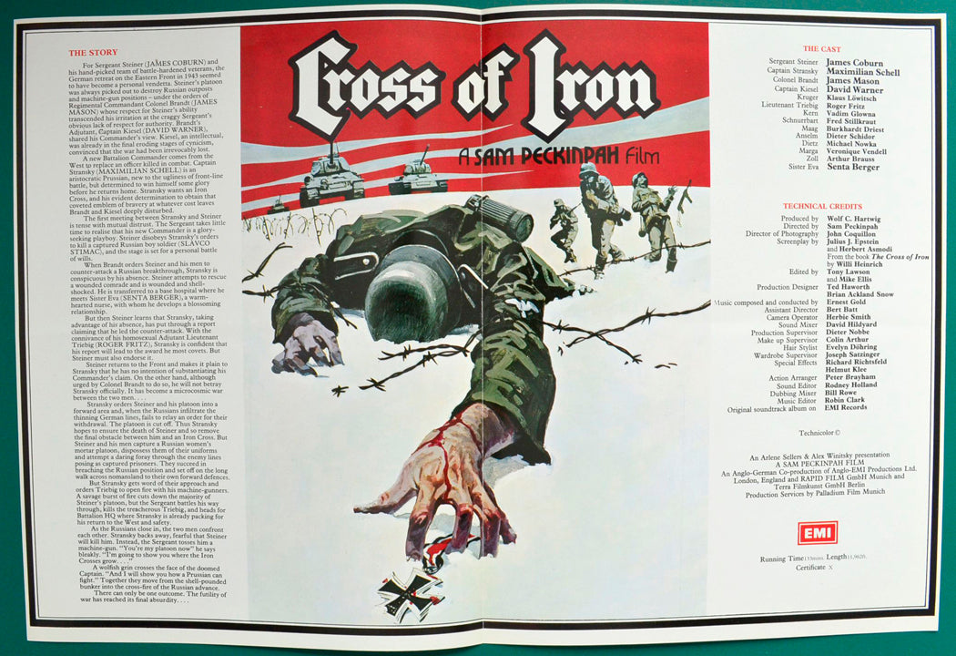 Cross Of Iron - Synopsis Booklet - Inside