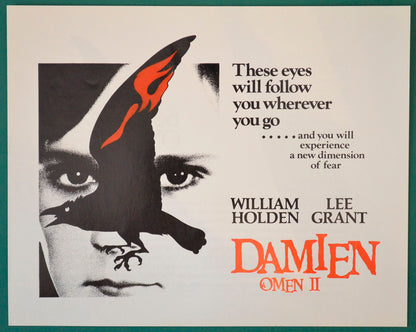 Damien Omen 2 - Synopsis Leaflet - Front width="125" height="100