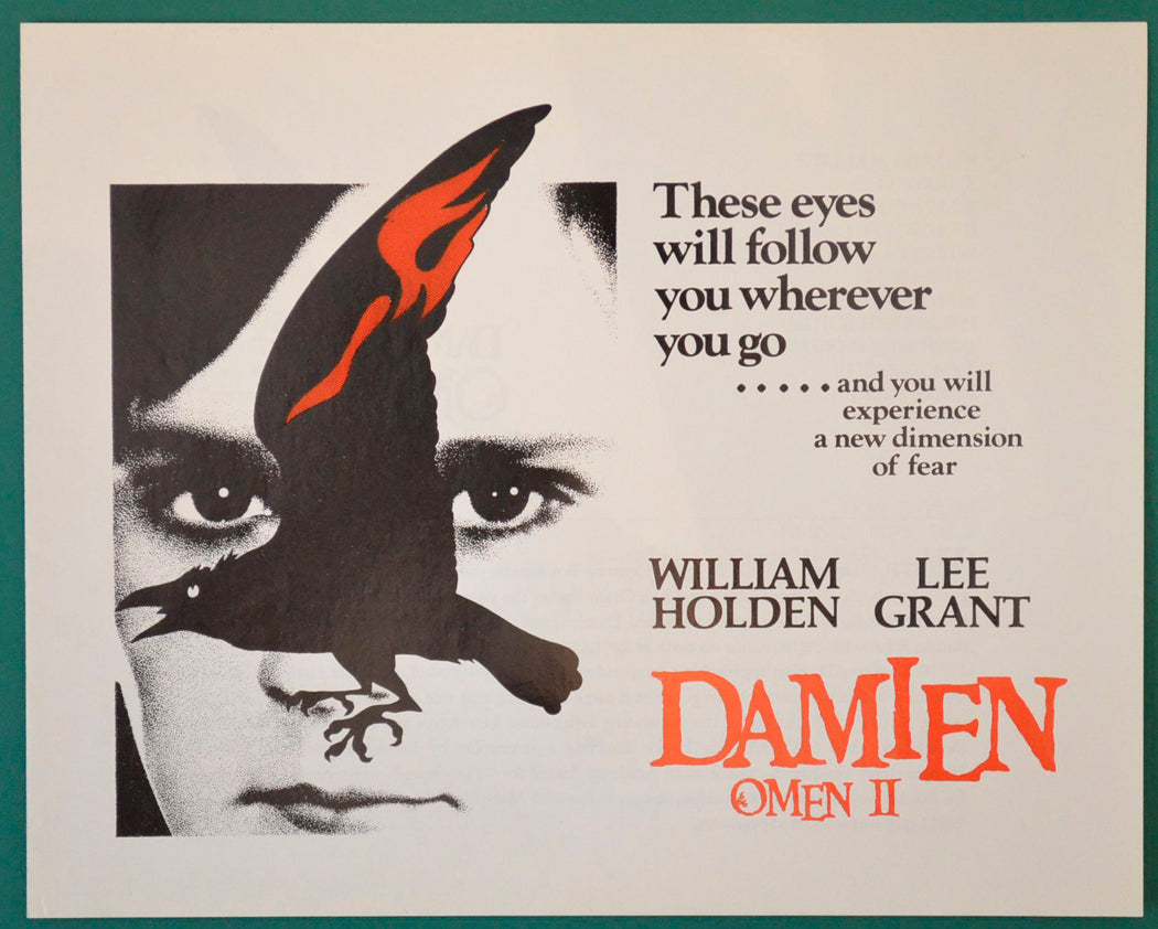 Damien Omen 2 - Synopsis Leaflet - Front width="125" height="100