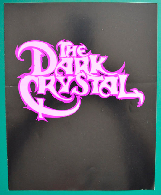 The Dark Crystal Original 4 Page Cinema Exhibitors Synopsis / Credits Booklet  + Accessories / Advertising Blocks Sheet  + Synopsis Sheet 