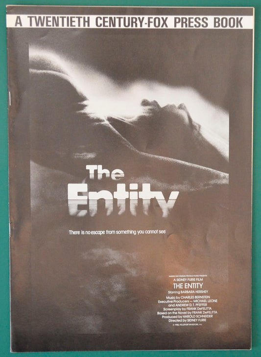 The Entity Original 8 Page Cinema Exhibitors Campaign Press Book + Synopsis / Credits Leaflet 