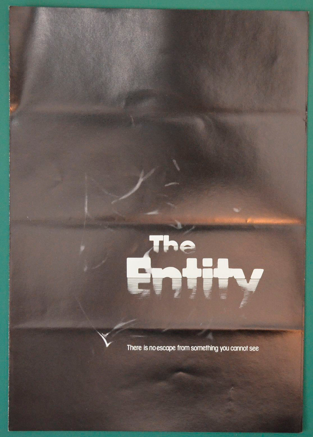 The Entity - Synopsis Leaflet - Front width="125" height="174