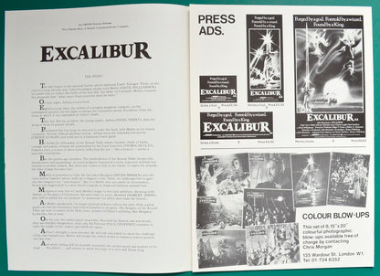 Excalibur - Press Book - Inside