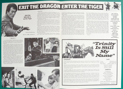 Exit The Dragon Enter The Tiger - Press Book - Inside