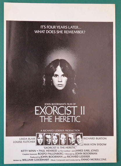 The Exorcist 2 - Synopsis Sheet - Front width="125" height="171