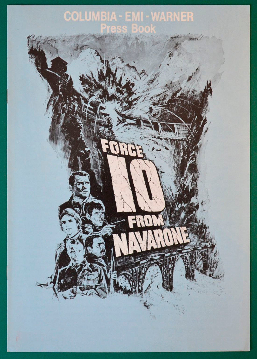 Force 10 From Navarone Original 8 Page Cinema Exhibitors Campaign Press Book  + Synopsis / Credits Booklet  + 9 Page Production Information 