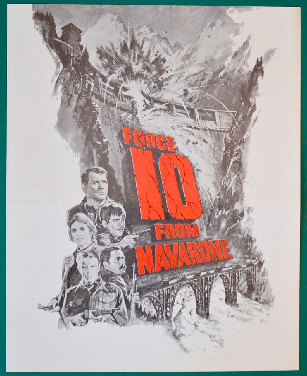 FORCE 10 FROM NAVARONE - Synopsis - Front