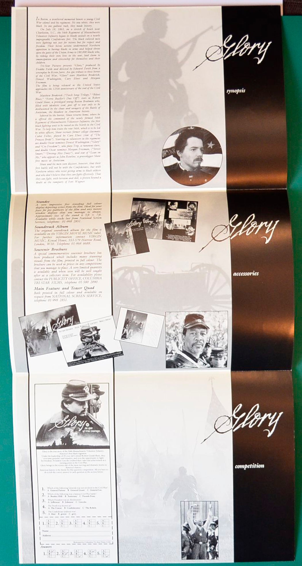 GLORY - Press Book - Inside