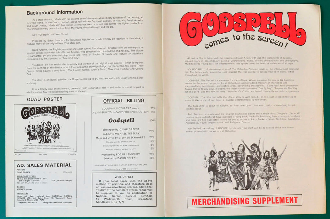 GODSPELL - Press Book - Inside