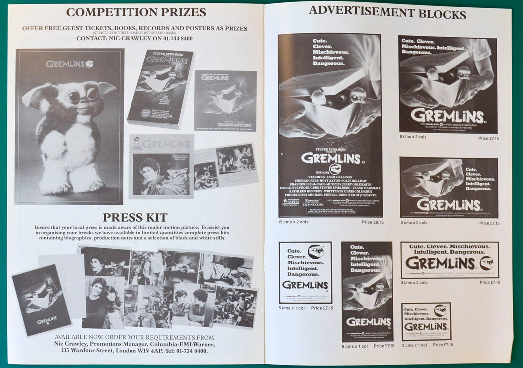 Gremlins 2 - Press Book - Inside