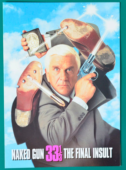 The Naked Gun 3 : The Final Insult Original Cinema Exhibitors Synopsis / Credits Booklet + Advertising Blocks Sheet 