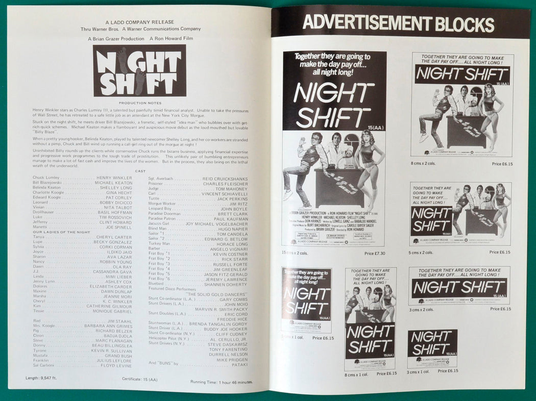 Night Shift - Press Book - Inside width="125" height="94