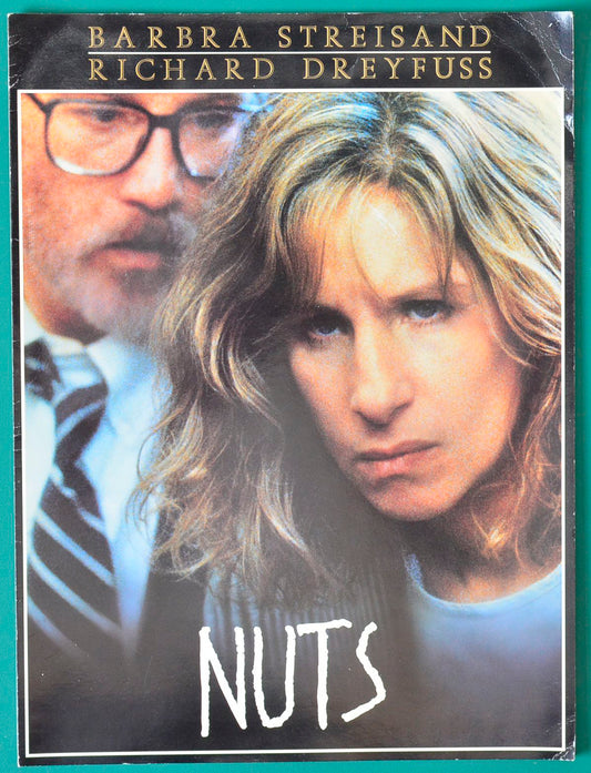 Nuts Original Cinema Exhibitors Synopsis / Credits Card + 30 Page Production Information Document 