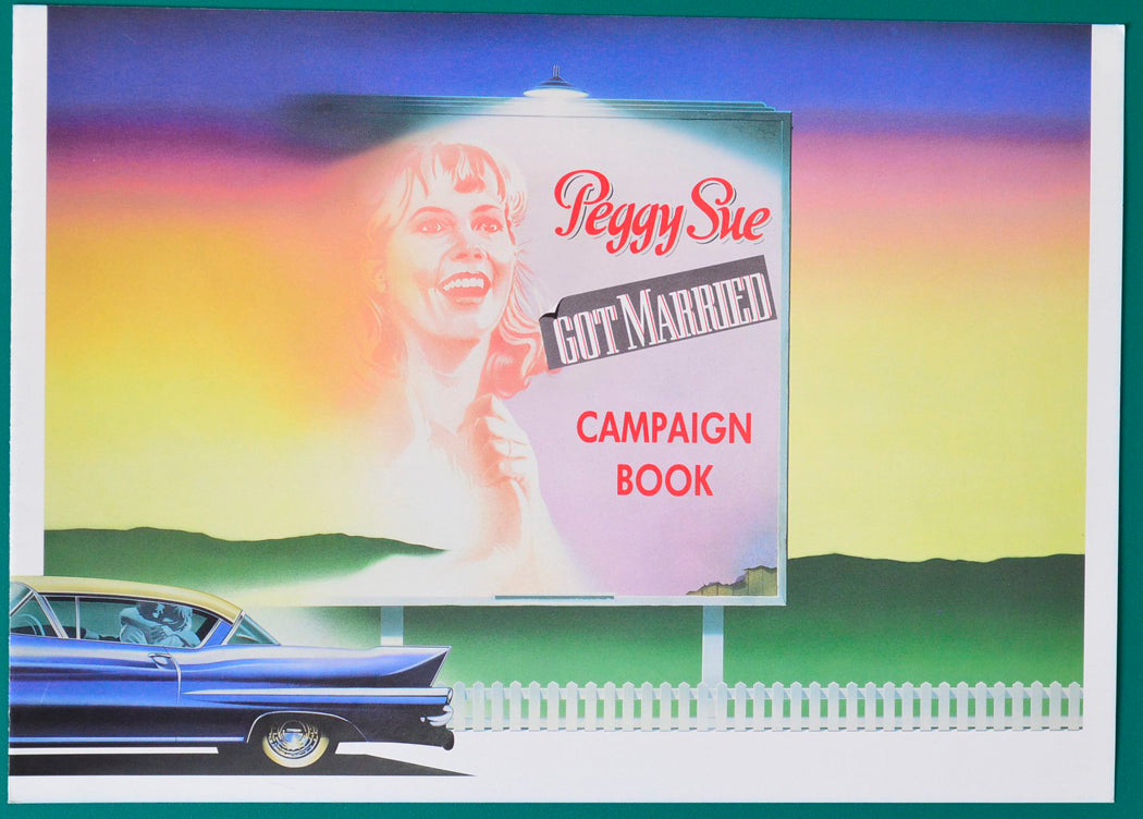 Peggy Sue Got Married Original 4 Page Cinema Exhibitors Campaign Press Book + Advertising Blocks Sheet + 15 page Production Information Document 