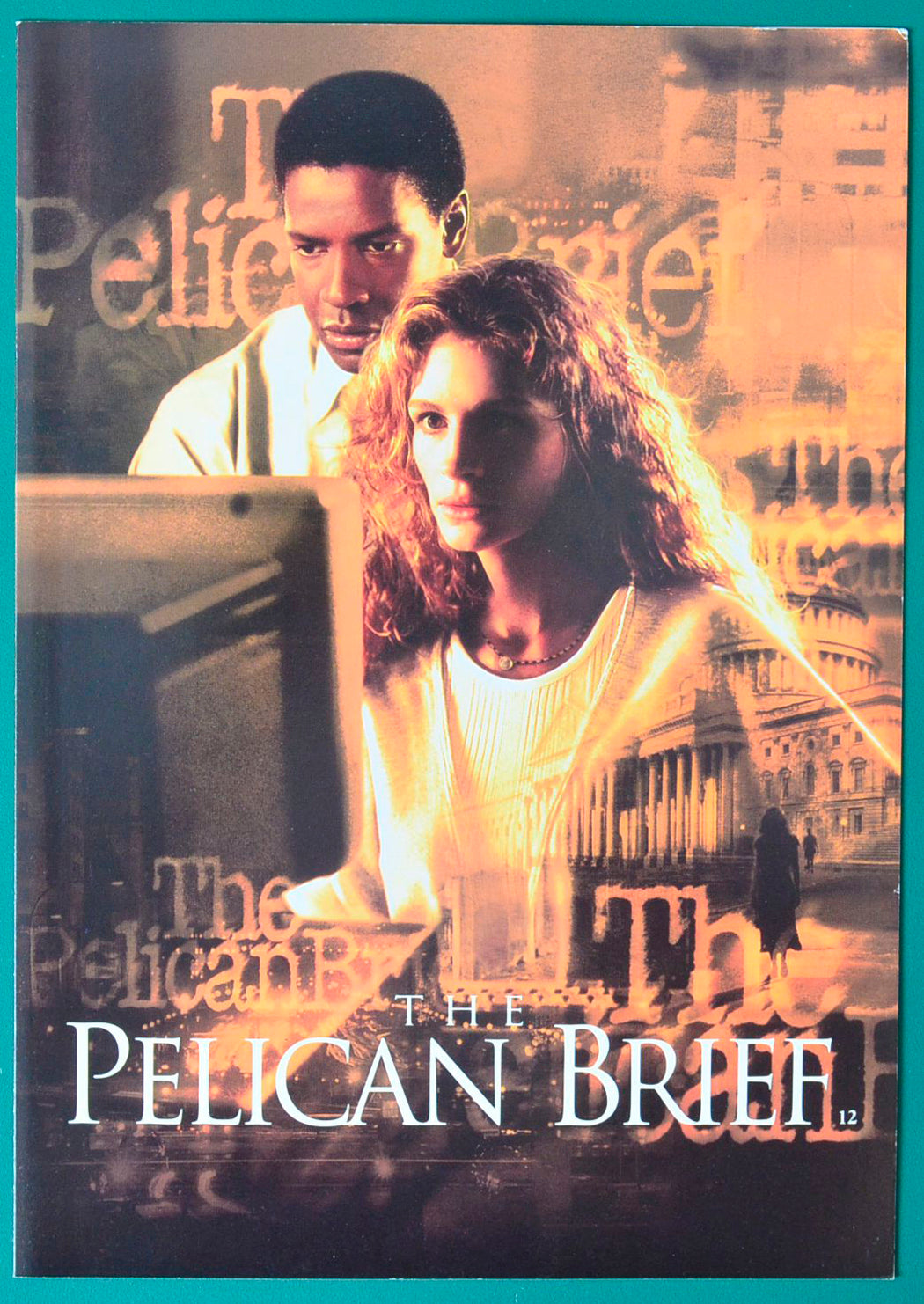 The Pelican Brief Original 4 Page Cinema Exhibitors Synopsis / Credits Booklet 