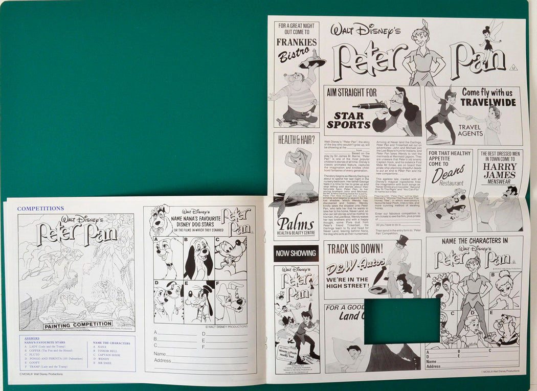 Peter Pan - Press Book - Inside width="125" height="84