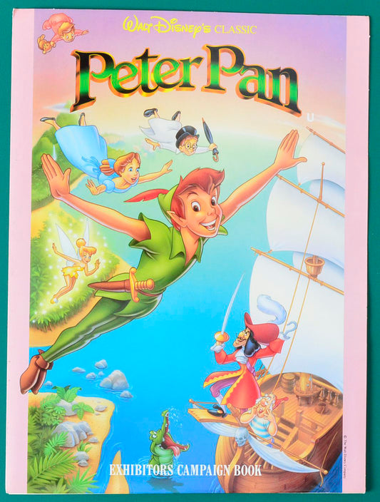 Peter Pan Original 5 Sheet Cinema Exhibitors Campaign Press Book 