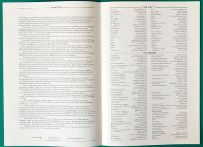 PHYSICAL EVIDENCE - Synopsis / Credits Booklet - Inside