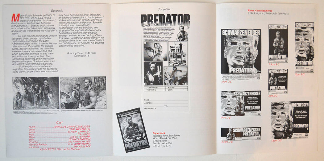 Predator - Press Book - Inside width="125" height="62